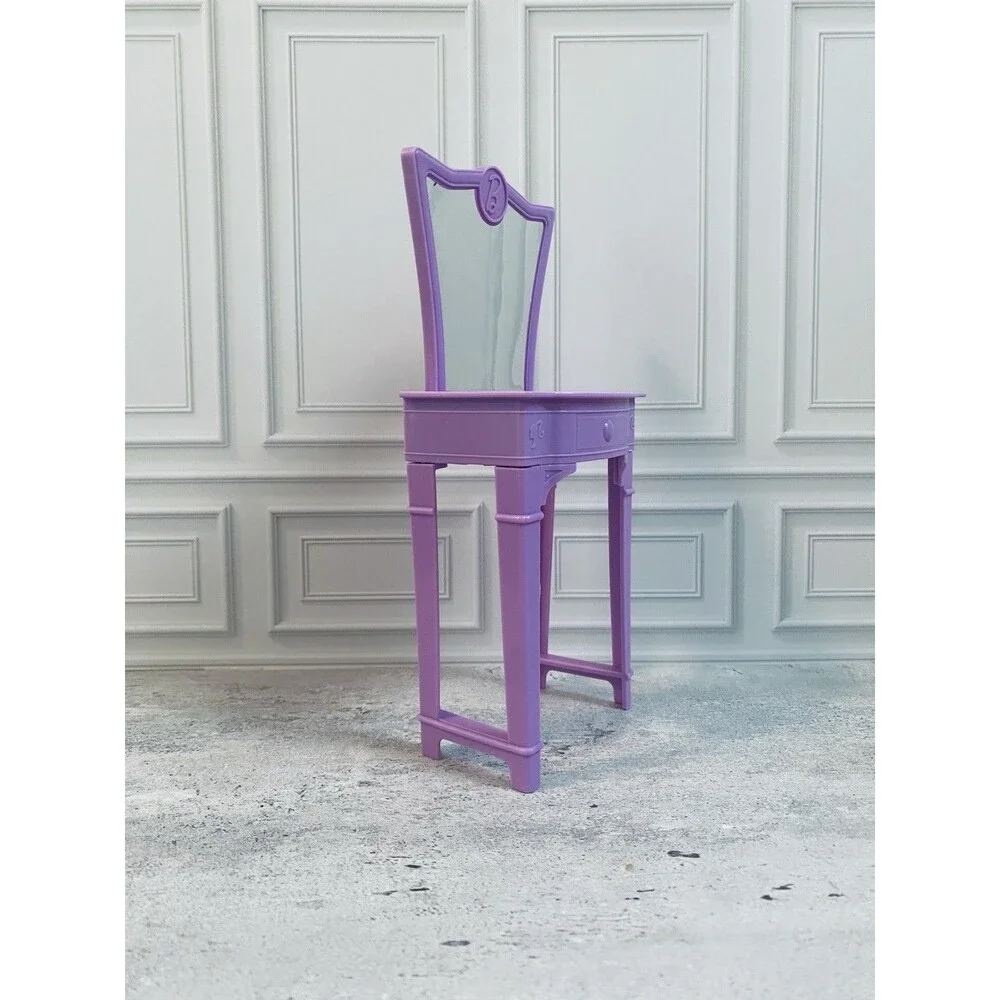 2010 Barbie Malibu House Dreamhouse Replacement Purple Vanity  Furniture Piece